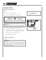 Preview for 16 page of Echo PB-403 Operator'S Manual