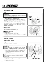 Предварительный просмотр 18 страницы Echo PB-410 Operator'S Manual