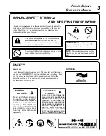 Preview for 3 page of Echo PB-411 Operator'S Manual