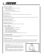 Preview for 4 page of Echo PB-413H - 02-09 Operator'S Manual