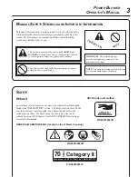 Preview for 3 page of Echo PB-413H Operator'S Manual