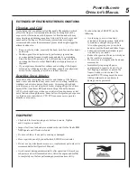 Preview for 5 page of Echo PB-413H Operator'S Manual