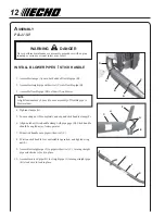 Предварительный просмотр 12 страницы Echo PB-413H Operator'S Manual