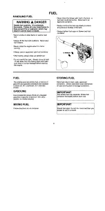 Preview for 6 page of Echo PB-4600 Operator'S Manual