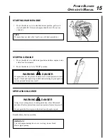 Предварительный просмотр 15 страницы Echo PB-46HT Operator'S Manual