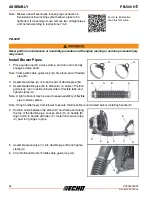 Предварительный просмотр 16 страницы Echo PB-500 H Operator'S Manual