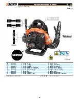 Предварительный просмотр 21 страницы Echo PB-500H Parts Catalog