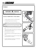 Предварительный просмотр 10 страницы Echo PB-602 Operator'S Manual