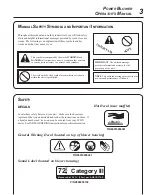 Preview for 3 page of Echo PB-603 Operator'S Manual