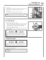 Предварительный просмотр 13 страницы Echo PB-620 Operator'S Manual