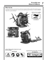 Preview for 7 page of Echo PB-620H Operator'S Manual