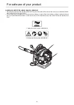 Предварительный просмотр 8 страницы Echo PB-625 Operator'S Manual