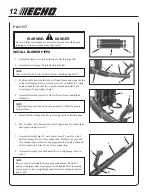 Предварительный просмотр 12 страницы Echo PB-650H Operator'S Manual