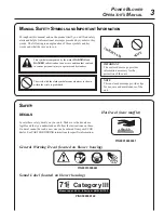 Preview for 3 page of Echo PB-750H Operator'S Manual