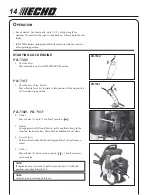 Preview for 14 page of Echo PB-750H Operator'S Manual