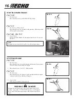 Preview for 16 page of Echo PB-751H Operator'S Manual