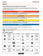 Preview for 4 page of Echo PB-760 LN H/T Operator'S Manual