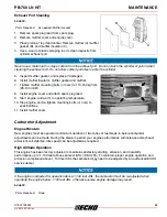 Предварительный просмотр 29 страницы Echo PB-760 LN H Operator'S Manual