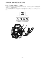 Предварительный просмотр 6 страницы Echo PB-760LN Operator'S Manual