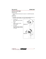 Предварительный просмотр 27 страницы Echo PB-9010 H Operator'S Manual