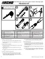 Preview for 8 page of Echo PB-9010 H Quick Start Manual