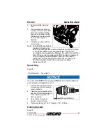 Preview for 29 page of Echo PE-225 Operator'S Manual