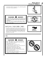 Предварительный просмотр 5 страницы Echo PE-231 Operator'S Manual