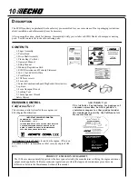 Preview for 10 page of Echo PE-231 Operator'S Manual