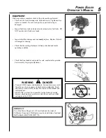 Preview for 5 page of Echo PE-2601 Operator'S Manual