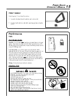 Предварительный просмотр 15 страницы Echo PE-2601 Operator'S Manual