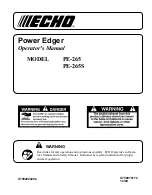 Preview for 1 page of Echo PE-265S Operator'S Manual