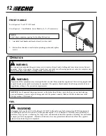 Preview for 12 page of Echo PE-265S Operator'S Manual