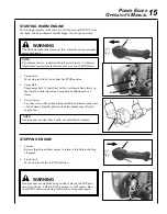 Preview for 15 page of Echo PE-265S Operator'S Manual