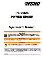 Echo PE-266S Operator'S Manual preview