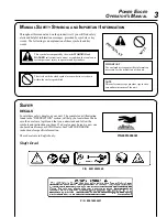 Предварительный просмотр 3 страницы Echo PE-310 Operator'S Manual