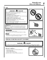 Предварительный просмотр 5 страницы Echo Power Blower PB-230LN Operator'S Manual