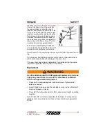 Предварительный просмотр 13 страницы Echo Power Pruner 99944200532 Operator'S Manual