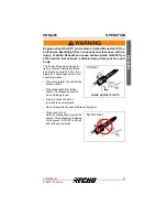 Preview for 21 page of Echo Power Pruner 99944200532 Operator'S Manual