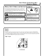 Предварительный просмотр 3 страницы Echo Power Pruner 99946400060 Operator'S Manual