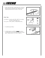 Предварительный просмотр 12 страницы Echo Power Pruner 99946400060 Operator'S Manual