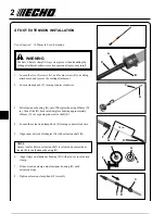 Предварительный просмотр 2 страницы Echo Power Pruner PP-1200 Operator'S Manual