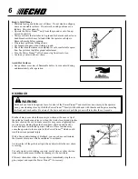 Preview for 6 page of Echo Power Pruner PPF-280 Operator'S Manual