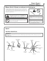 Preview for 3 page of Echo Power Pruner PPSR-2122 Operator'S Manual