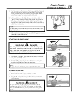 Предварительный просмотр 19 страницы Echo Power Pruner PPSR-2122 Operator'S Manual