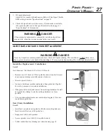 Предварительный просмотр 27 страницы Echo Power Pruner PPSR-2122 Operator'S Manual