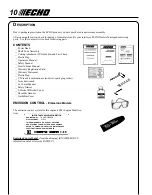 Предварительный просмотр 10 страницы Echo Power Pruner PPT-2100 1 Operator'S Manual