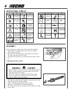 Предварительный просмотр 4 страницы Echo Power Pruner PPT-2100 TYPE 1/1E Operator'S Manual