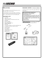 Preview for 10 page of Echo Power Pruner PPT-2100 Operator'S Manual