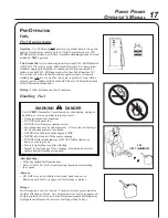 Preview for 17 page of Echo Power Pruner PPT-2100 Operator'S Manual