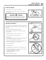 Preview for 21 page of Echo Power Pruner PPT-2100 Operator'S Manual